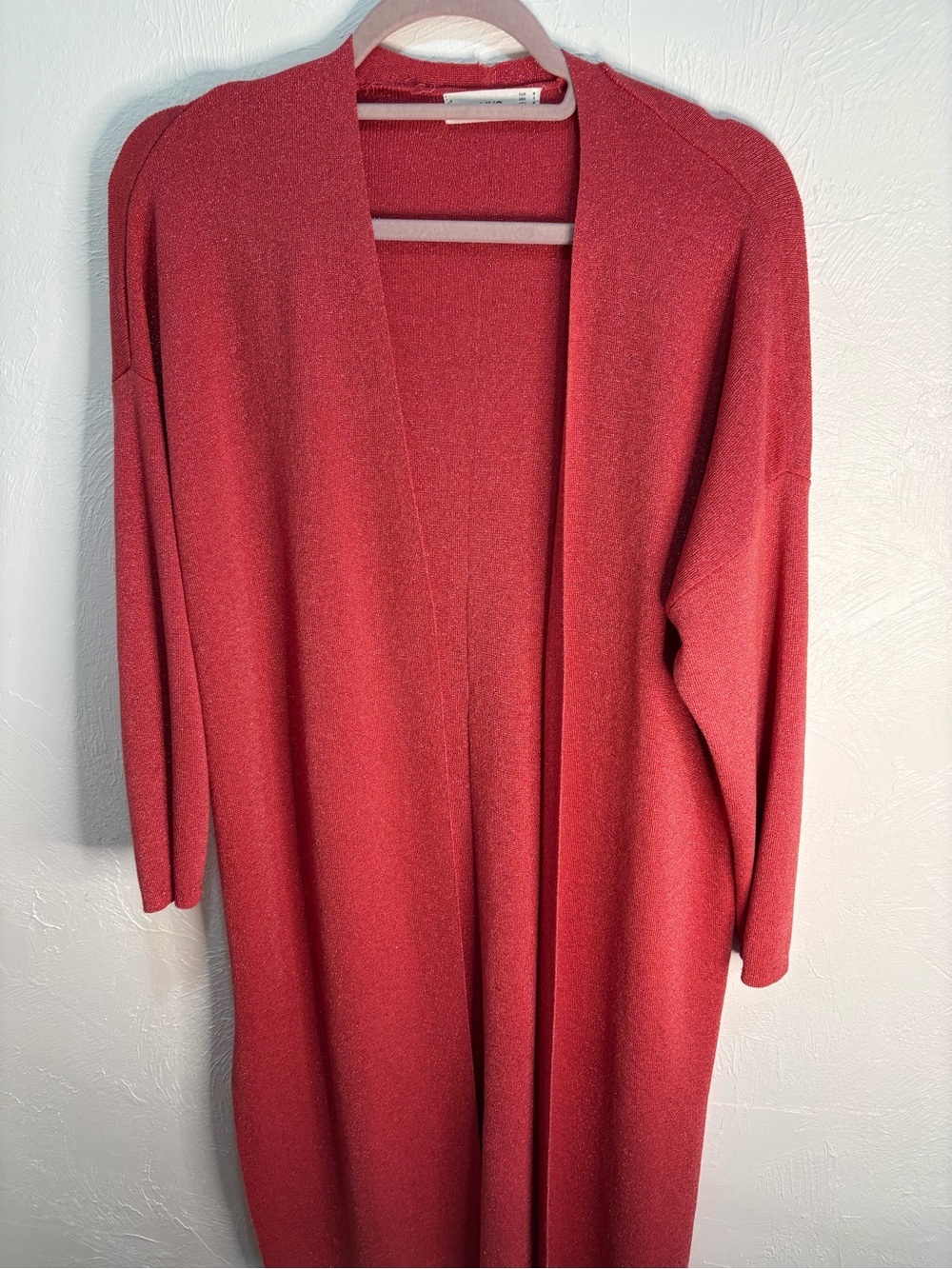 MNG by mango coral metallic duster